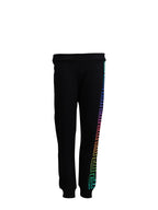 Clothing Greca Neon Kids Trousers Versace Black Kids