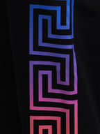 Clothing Greca Neon Kids Trousers Versace Black Kids
