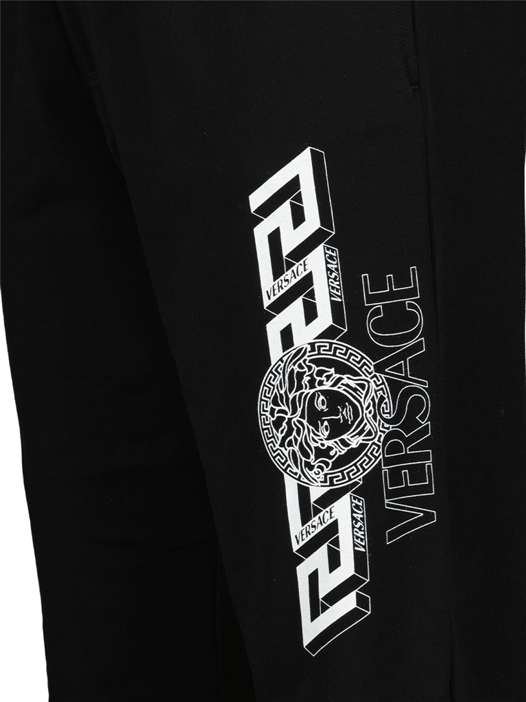팬츠 Pantalon Greca Versace 검은색 Homme