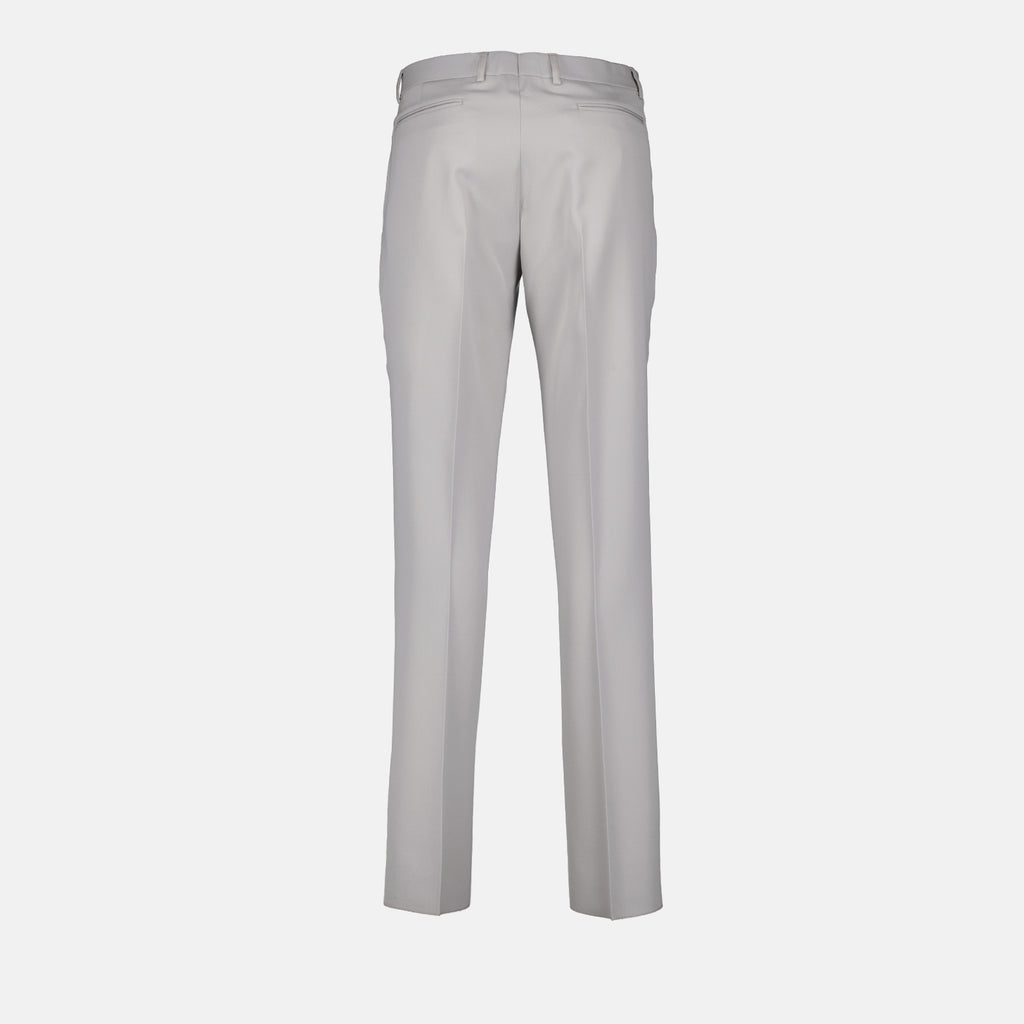 Calças Pantalon à pinces Dior Cinza Homme