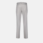 Calças Pantalon à pinces Dior Cinza Homme