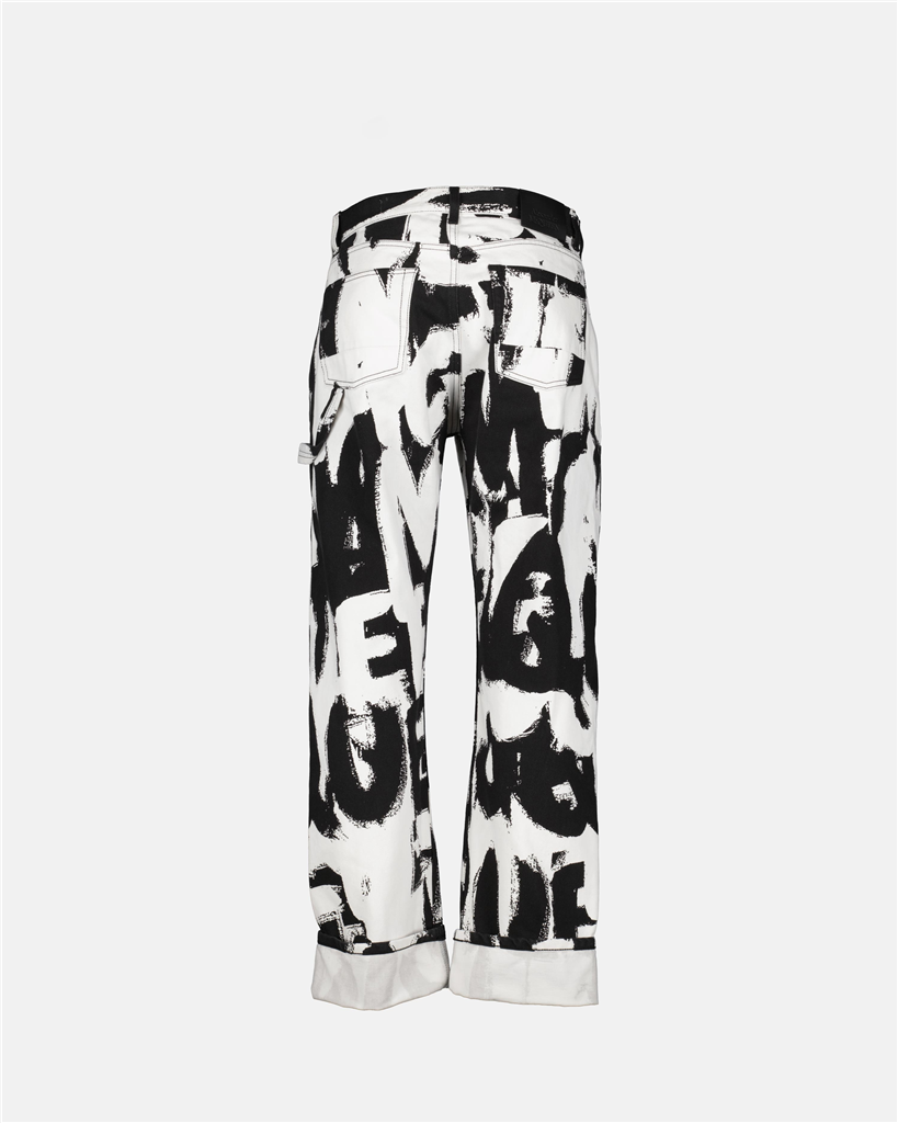 Pants Jeans Alexander McQueen White Man
