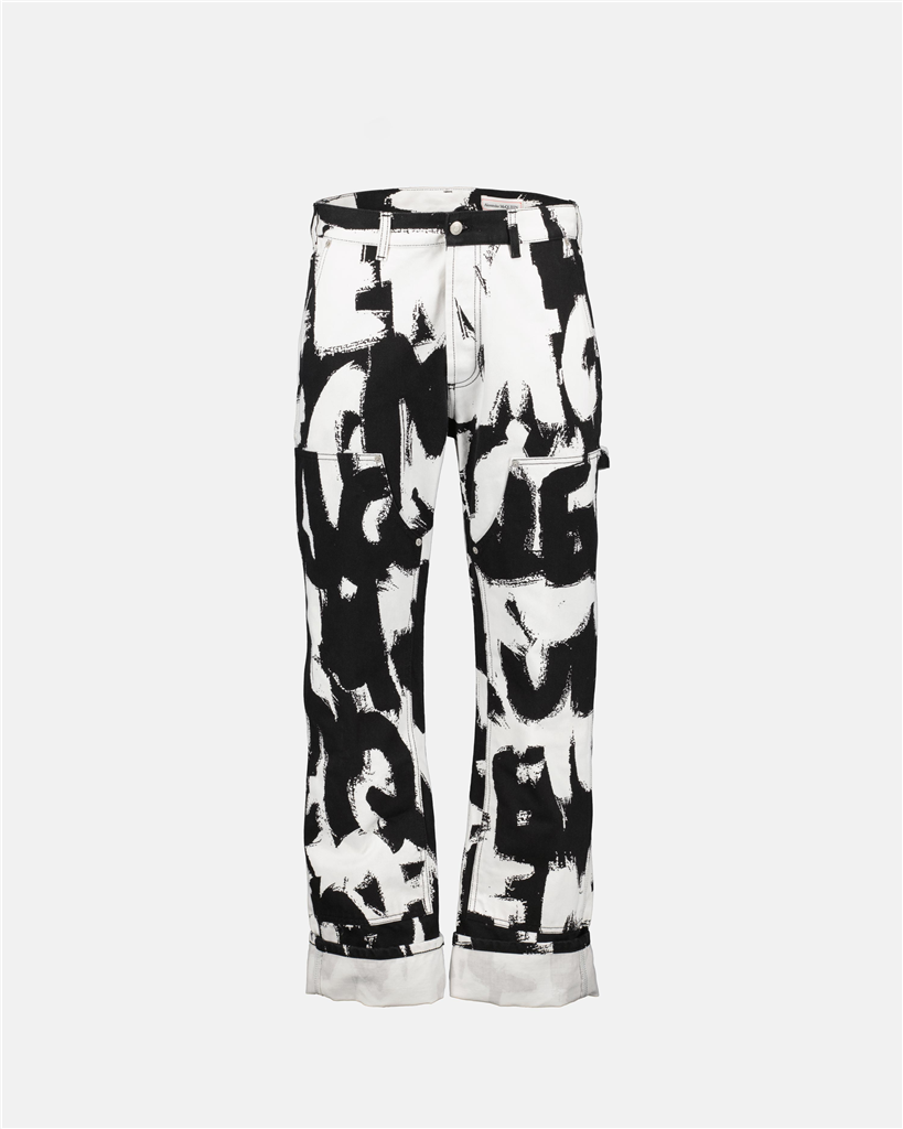 Pants Jeans Alexander McQueen White Man