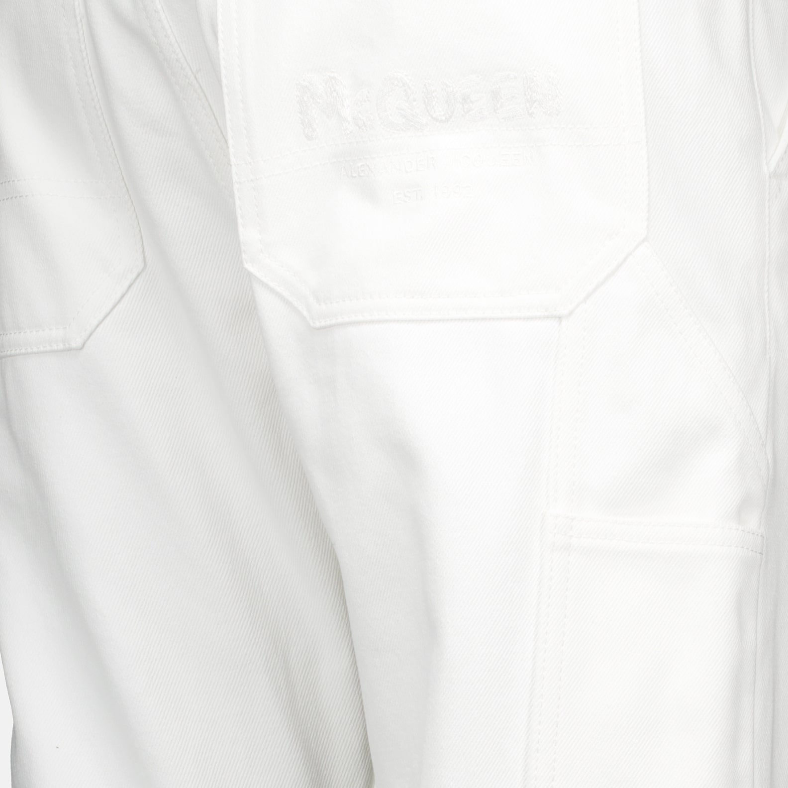 Pants Jeans Alexander McQueen White Man