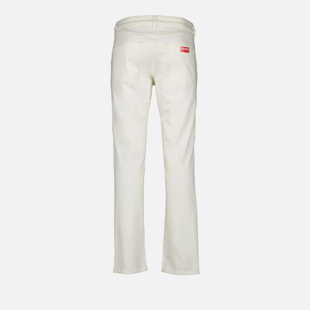 Pants Jeans Kenzo White Man