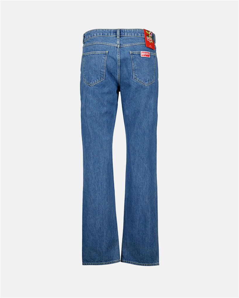 Pantalons Jean droit Kenzo Bleu Femme