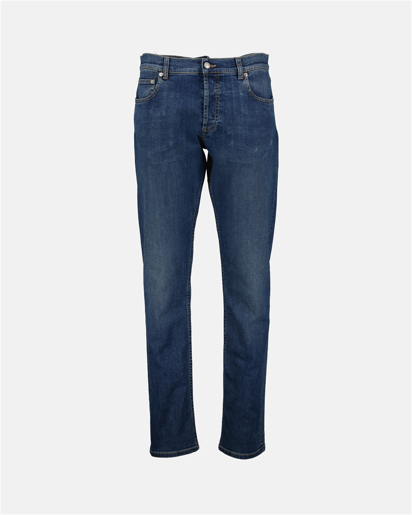 Pants Jean Pants Alexander McQueen Blue Man