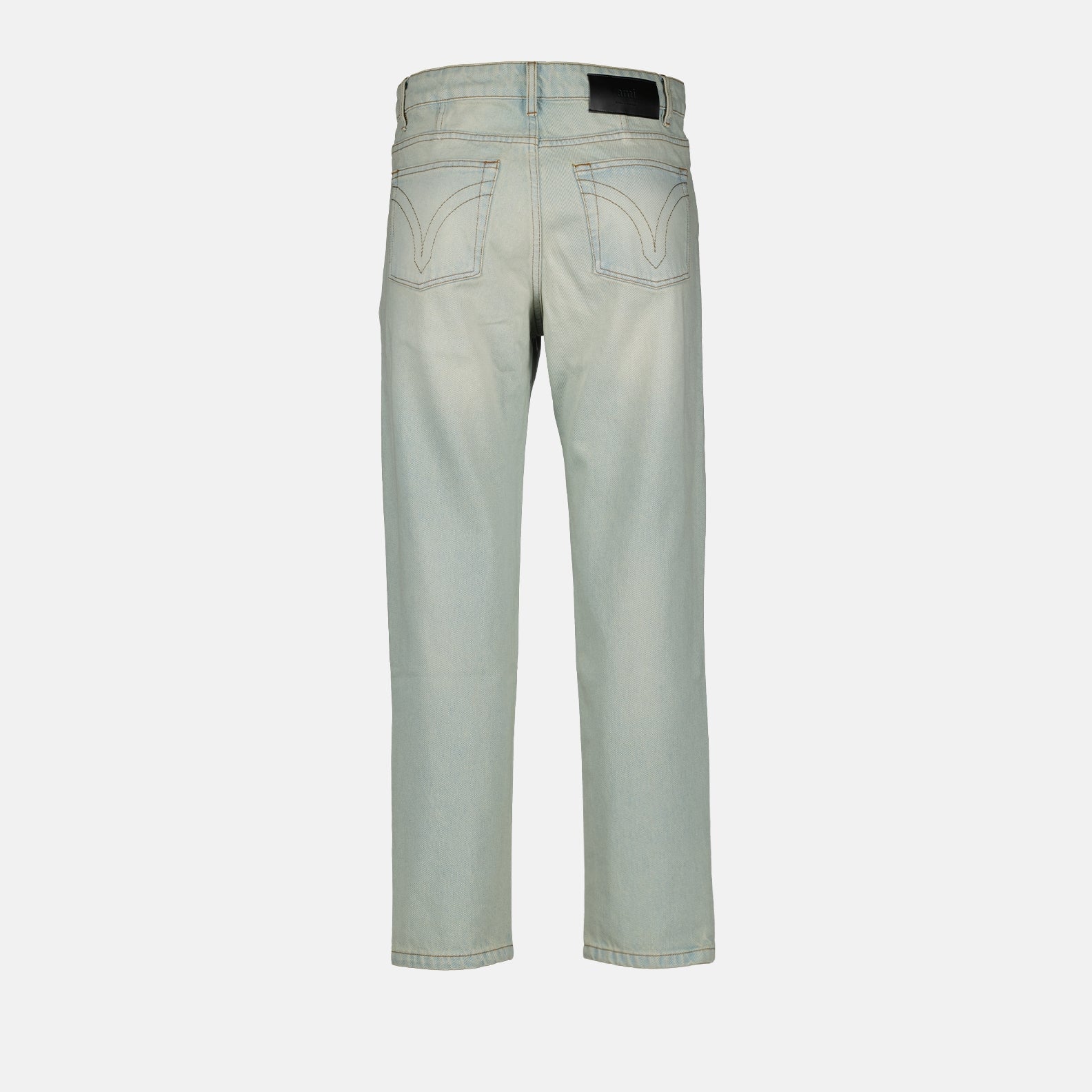 Pants Straight denim pants Ami PARIS Blue Man
