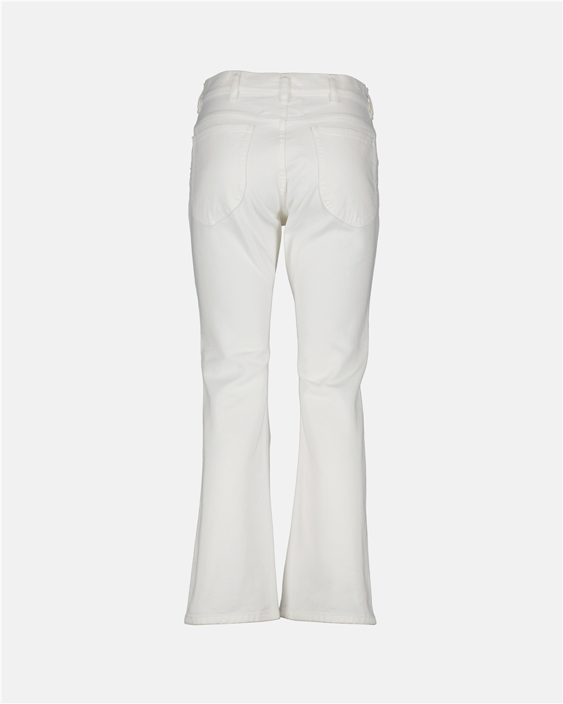 Pantaloni Pantaloni jeans a zampa Maison Margiela Bianco Femme