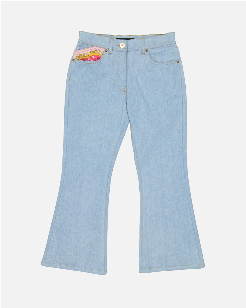 Pantalons Pantalon jean I Ventagli Versace Bleu Femme