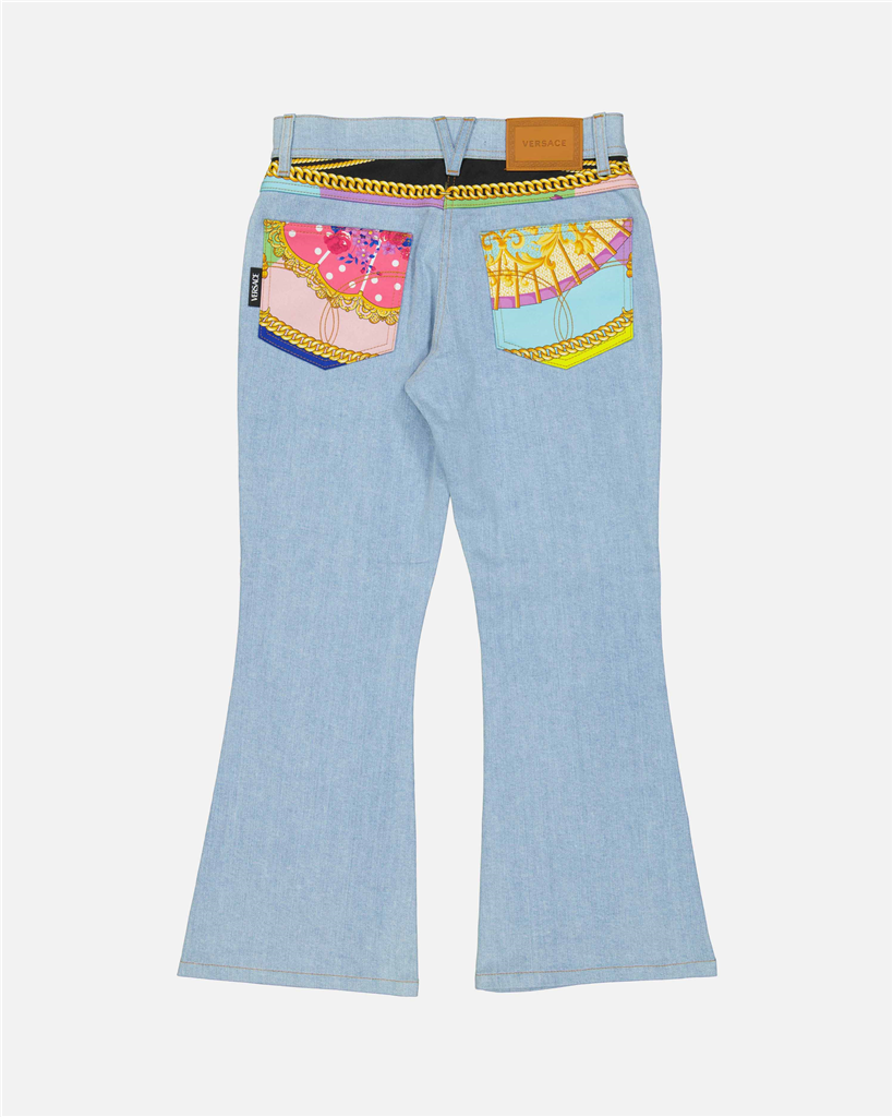 Pantalons Pantalon jean I Ventagli Versace Bleu Femme