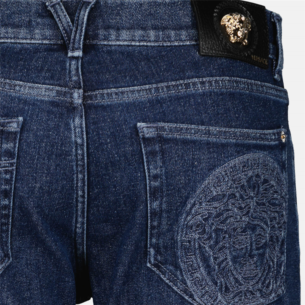 Pants Medusa denim pants Versace Blue Man