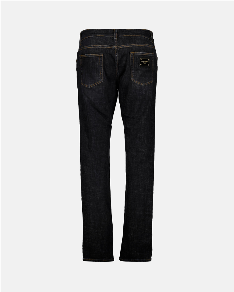 팬츠 Pantalon jean Dolce & Gabbana 검은색 Homme