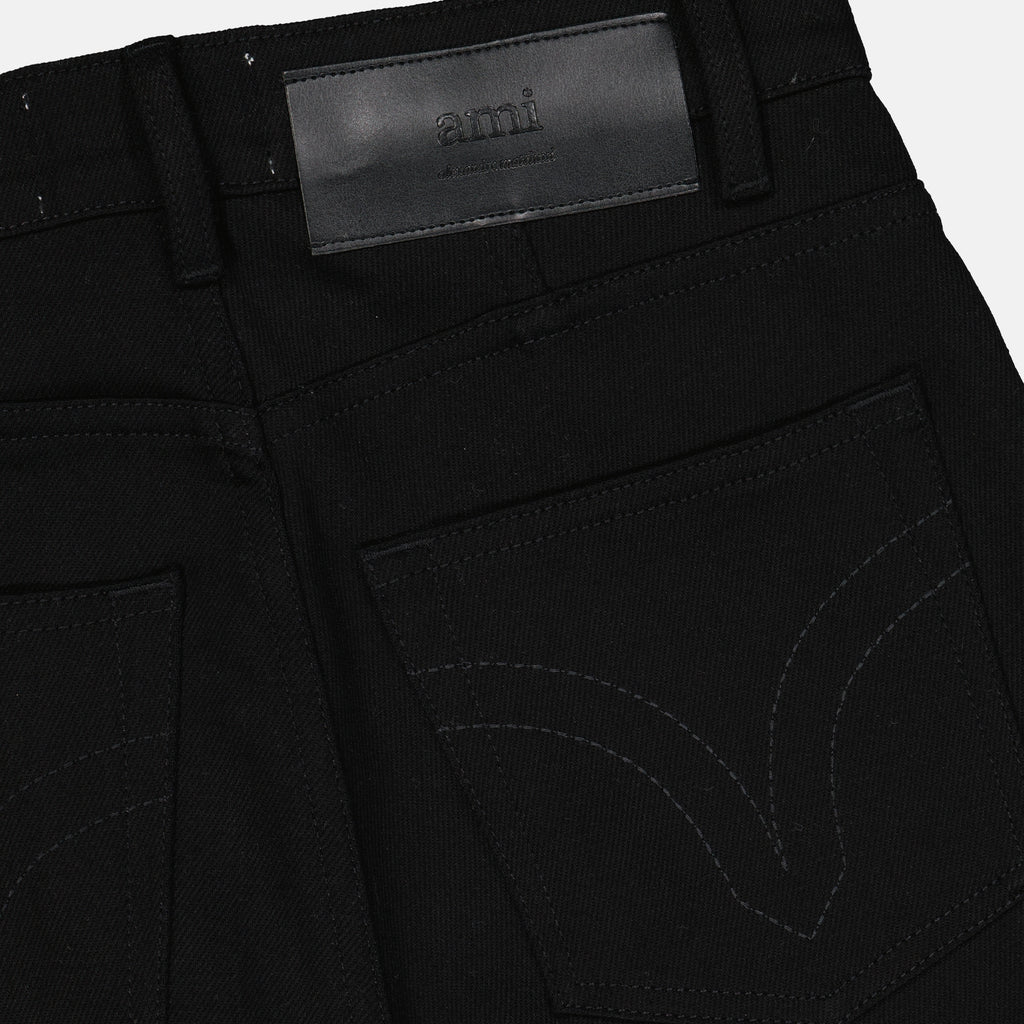 팬츠 Pantalon jean Ami PARIS 검은색 Homme