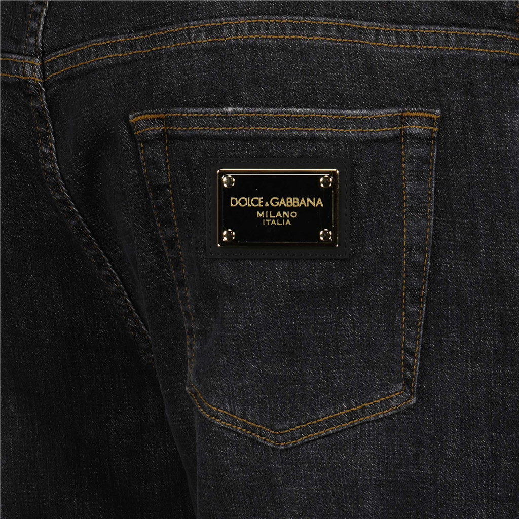 팬츠 Pantalon jean Dolce & Gabbana 검은색 Homme