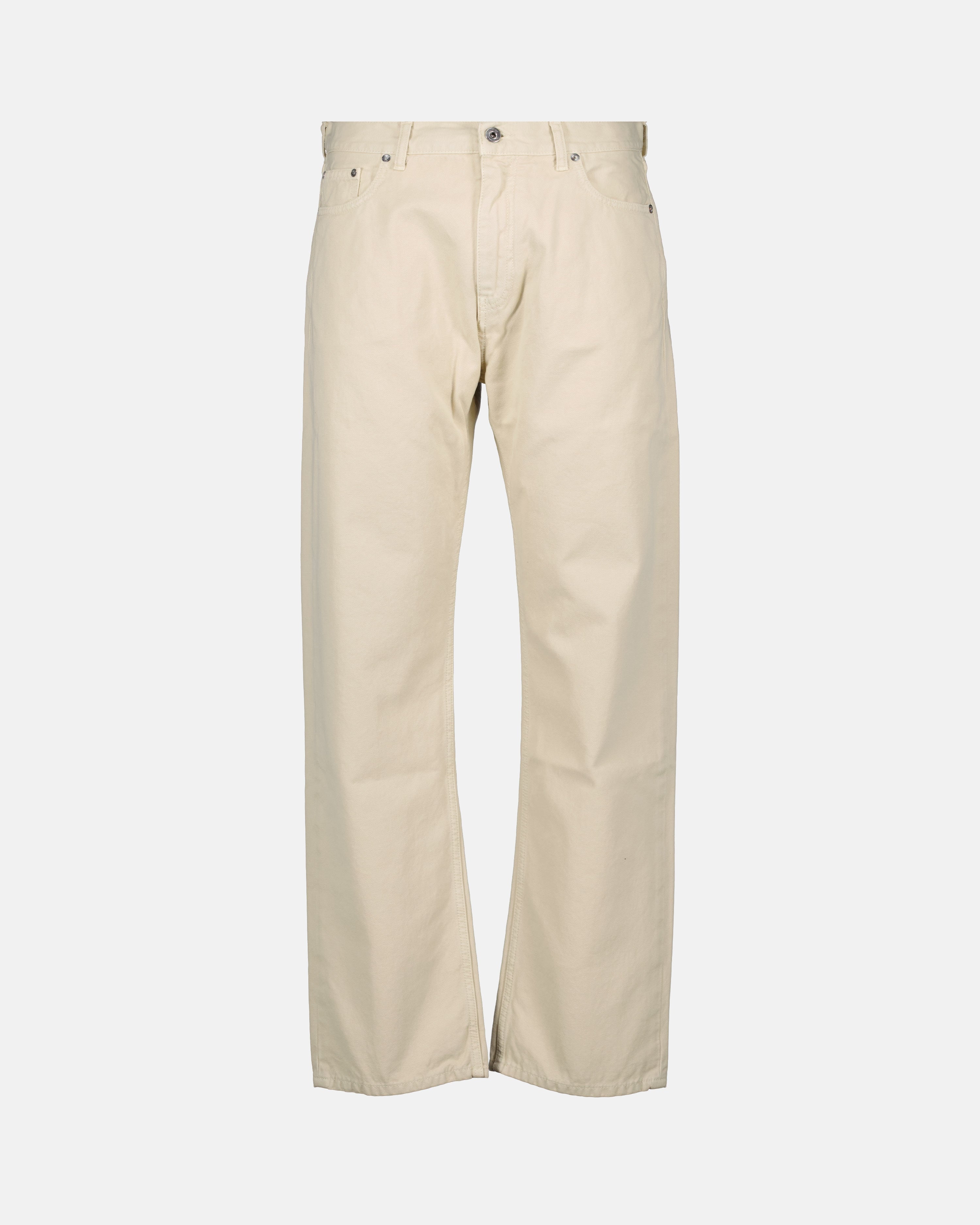 Pants OW denim pants Off-White Beige Man