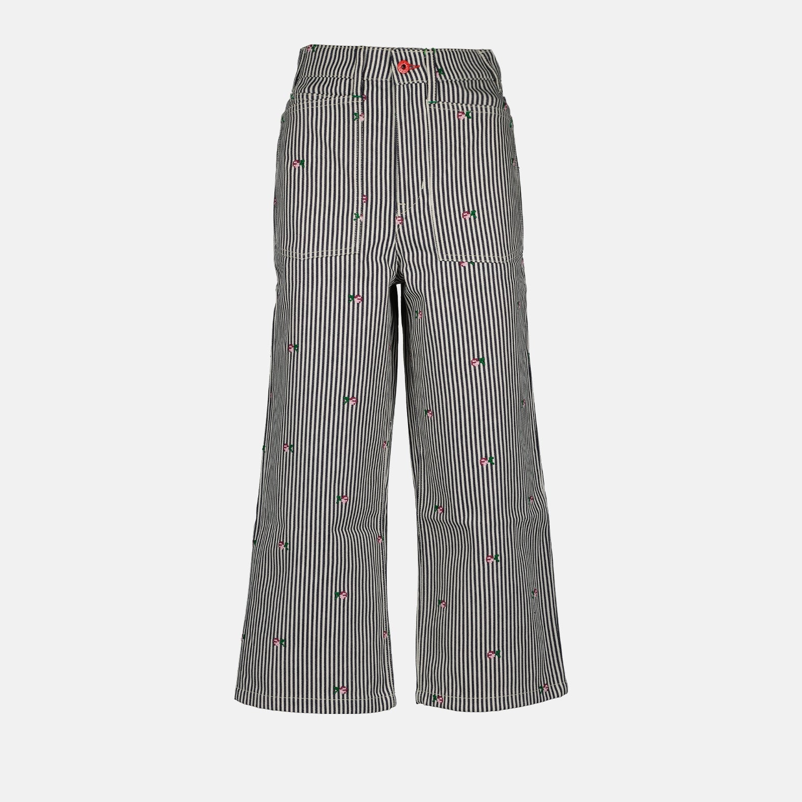 Pants Striped denim pants Kenzo Gray Women