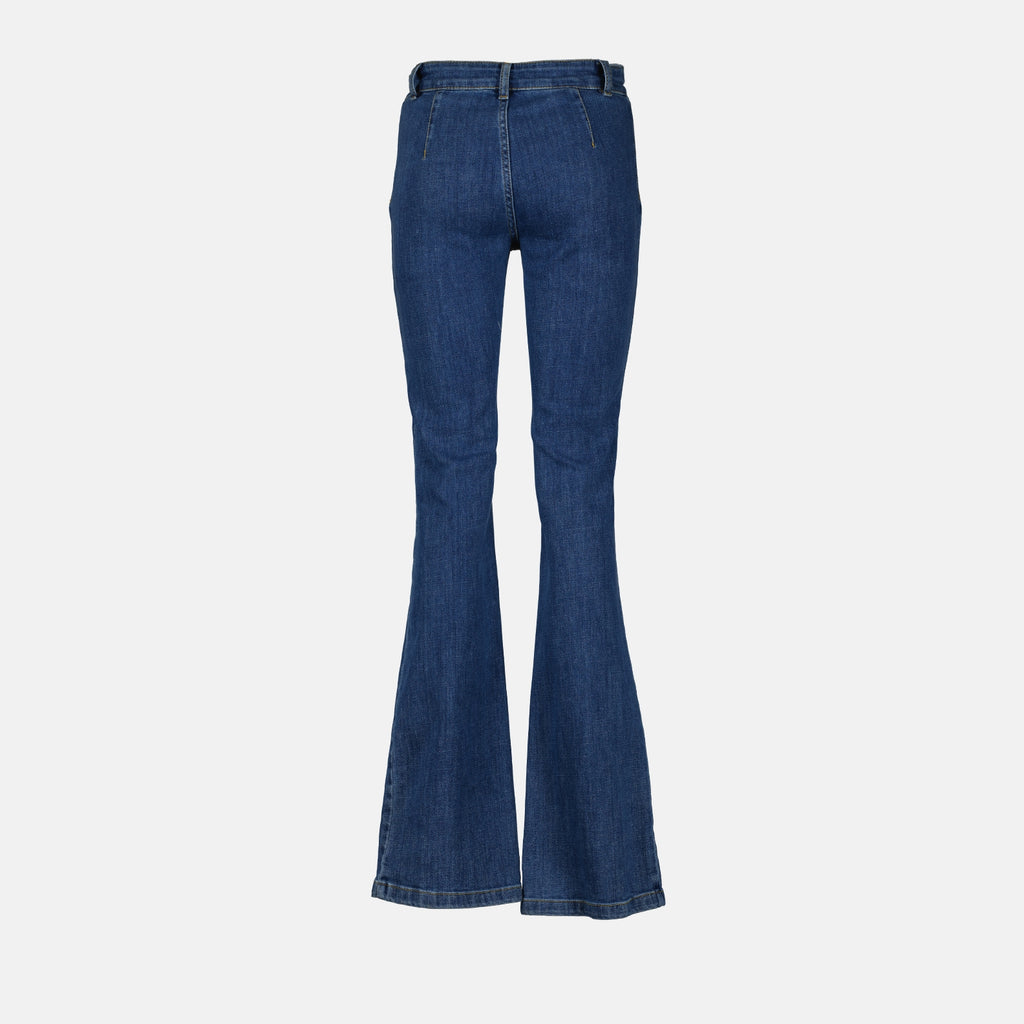 Pantalons Pantalon jean Teddy Moschino Bleu Femme