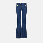Pantalons Pantalon jean Teddy Moschino Bleu Femme