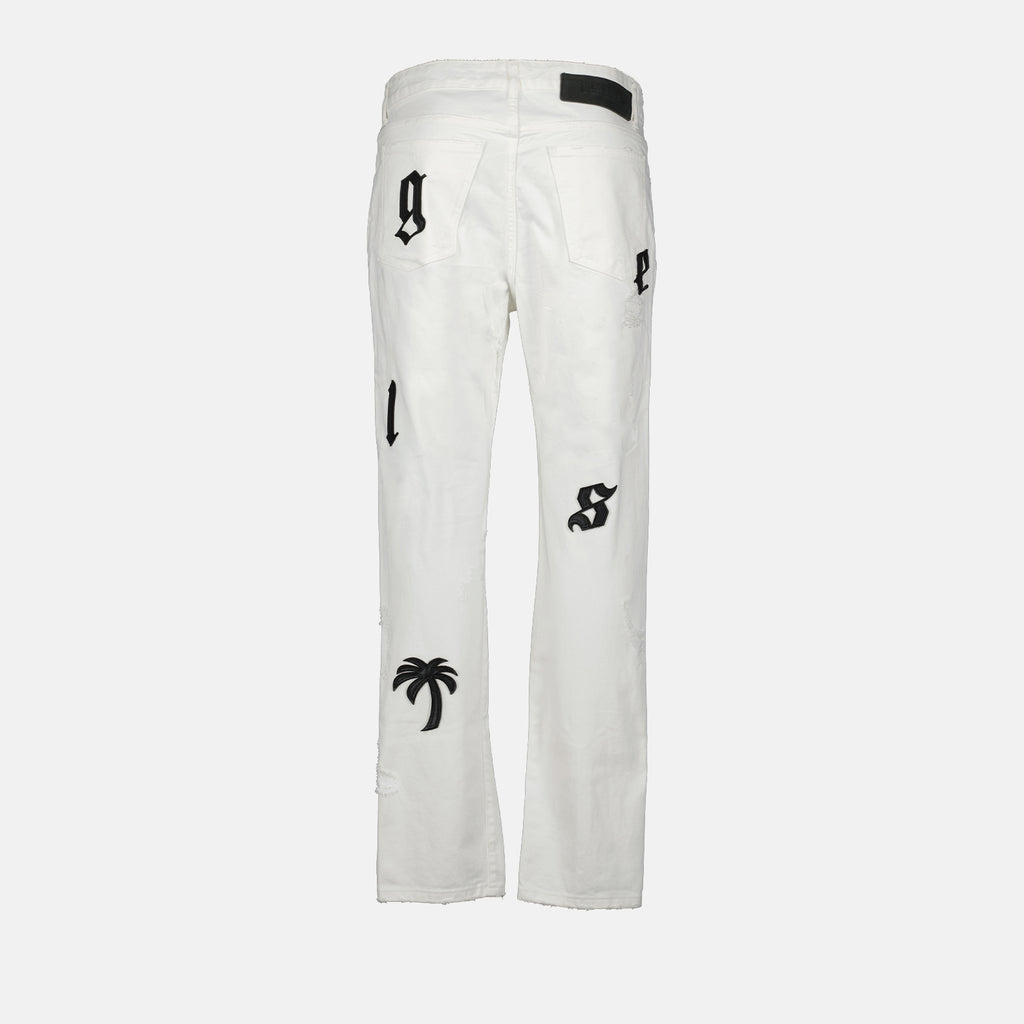 Pantalones Pantalon jeans Palm Angels Blanco Homme