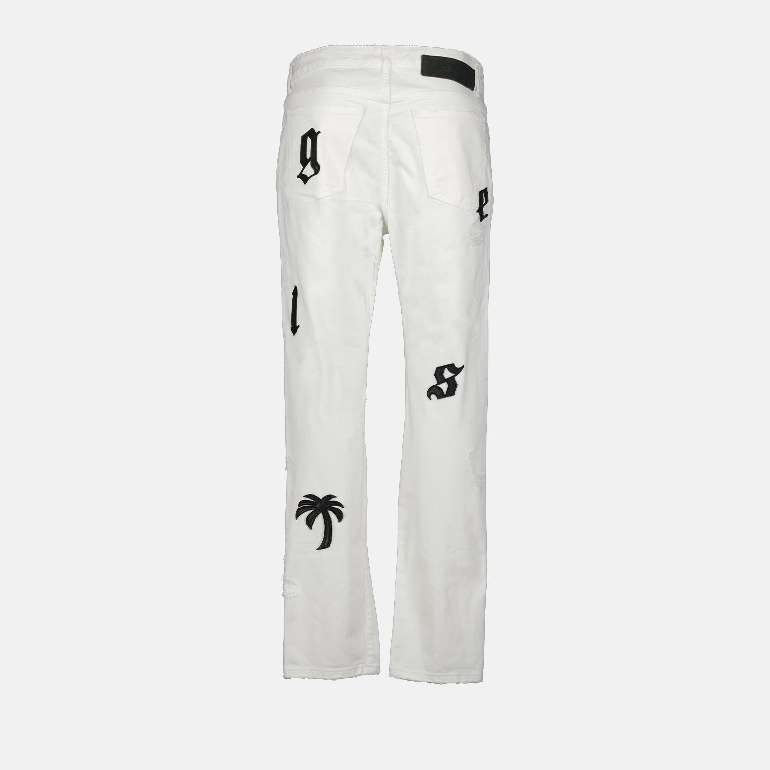 Pants Jeans Palm Angels White Man