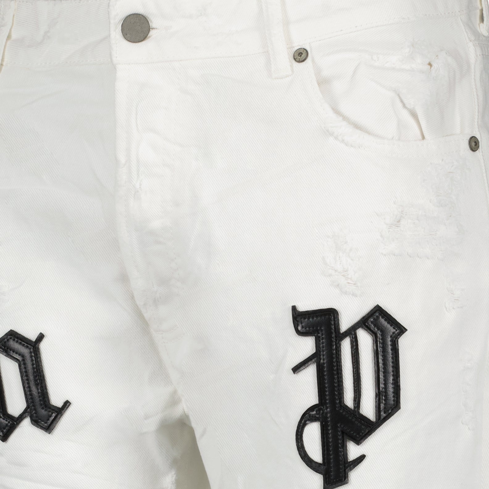 Pants Jeans Palm Angels White Man