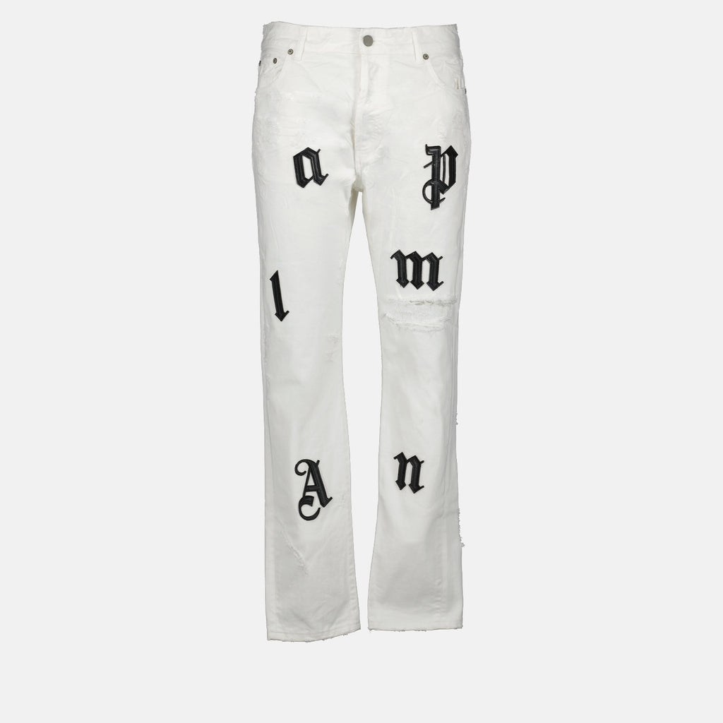 Pantalones Pantalon jeans Palm Angels Blanco Homme