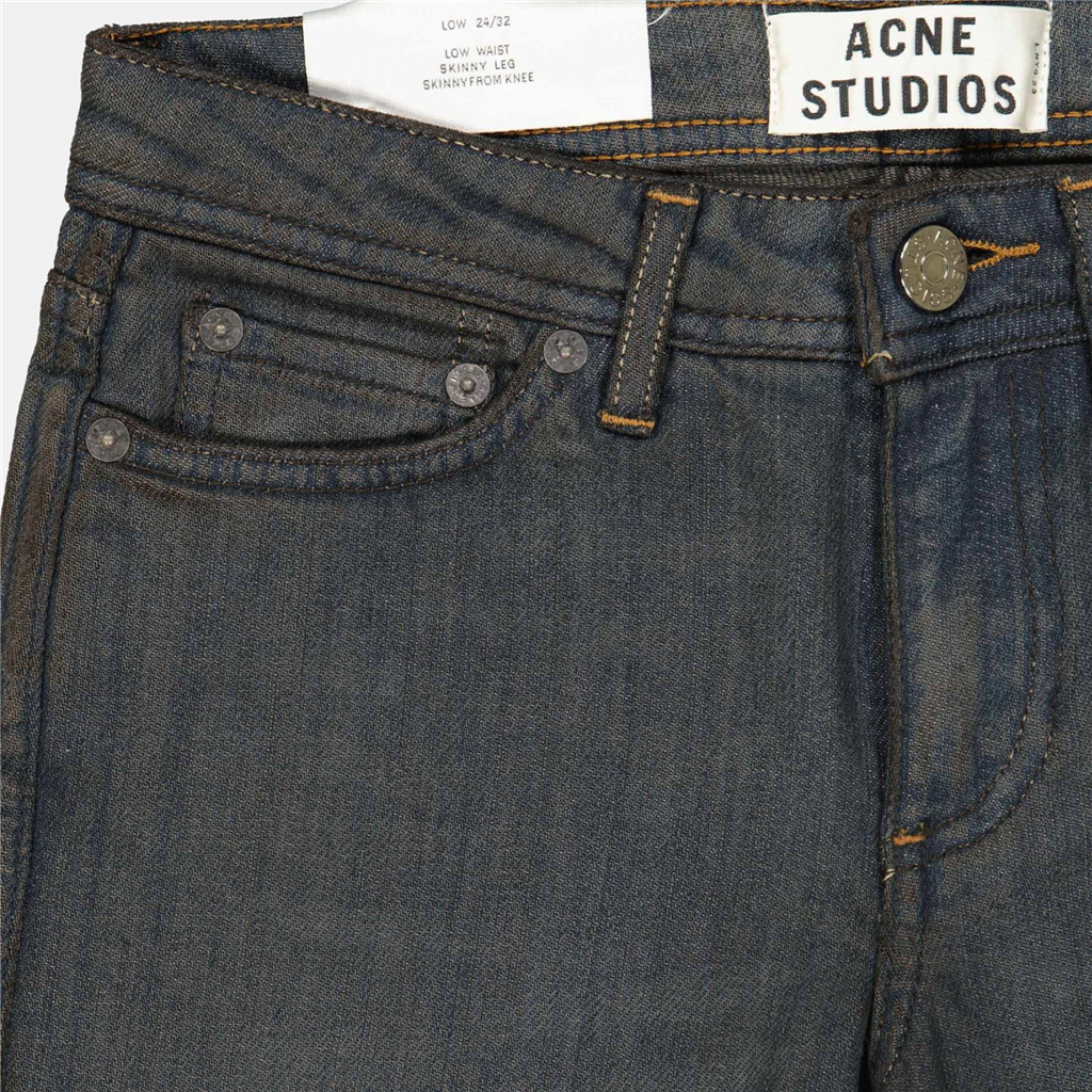 Calças Calças de Jeans Acne Jeans Cinza Mulheres
