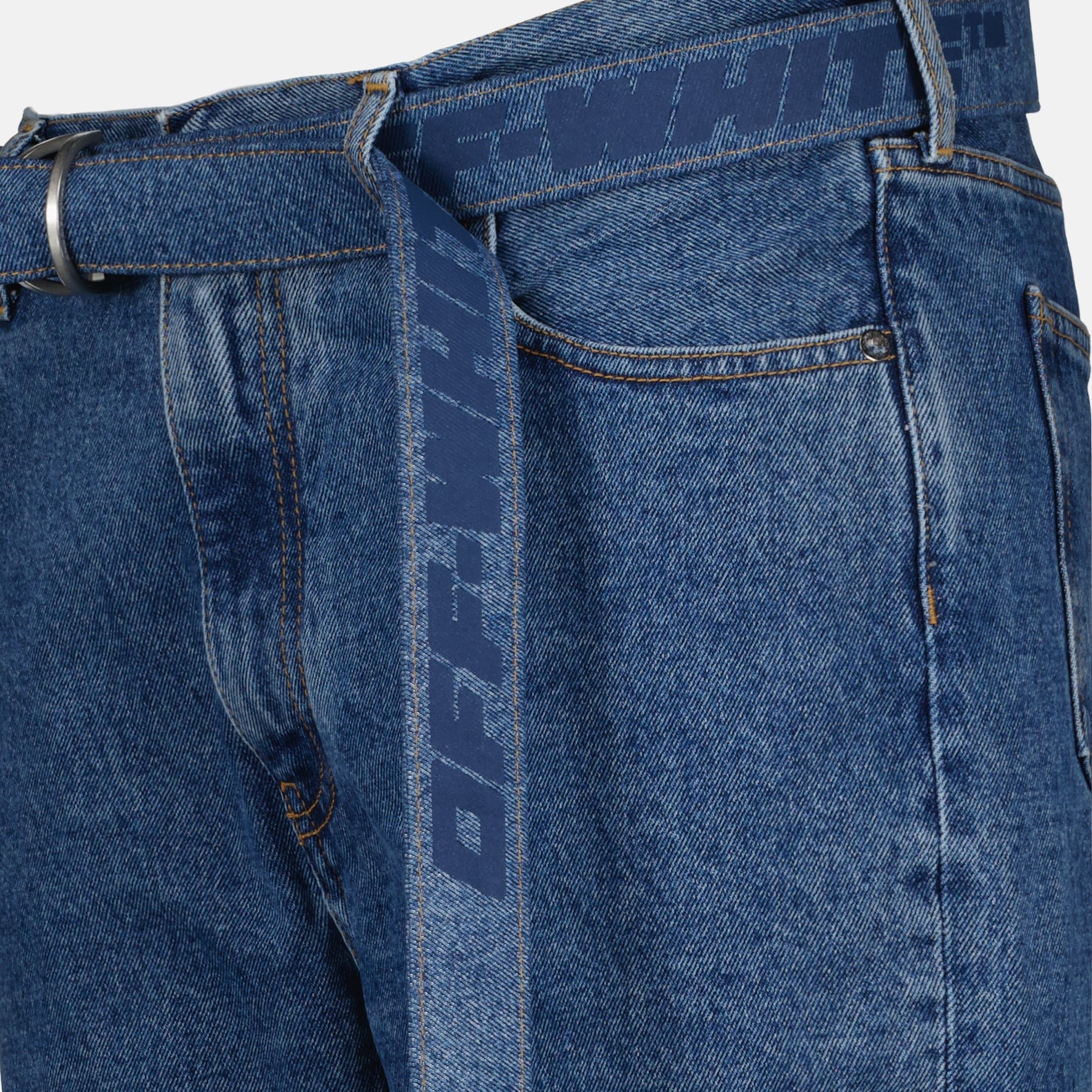Pants Industrial jeans pants Off-White Blue Man