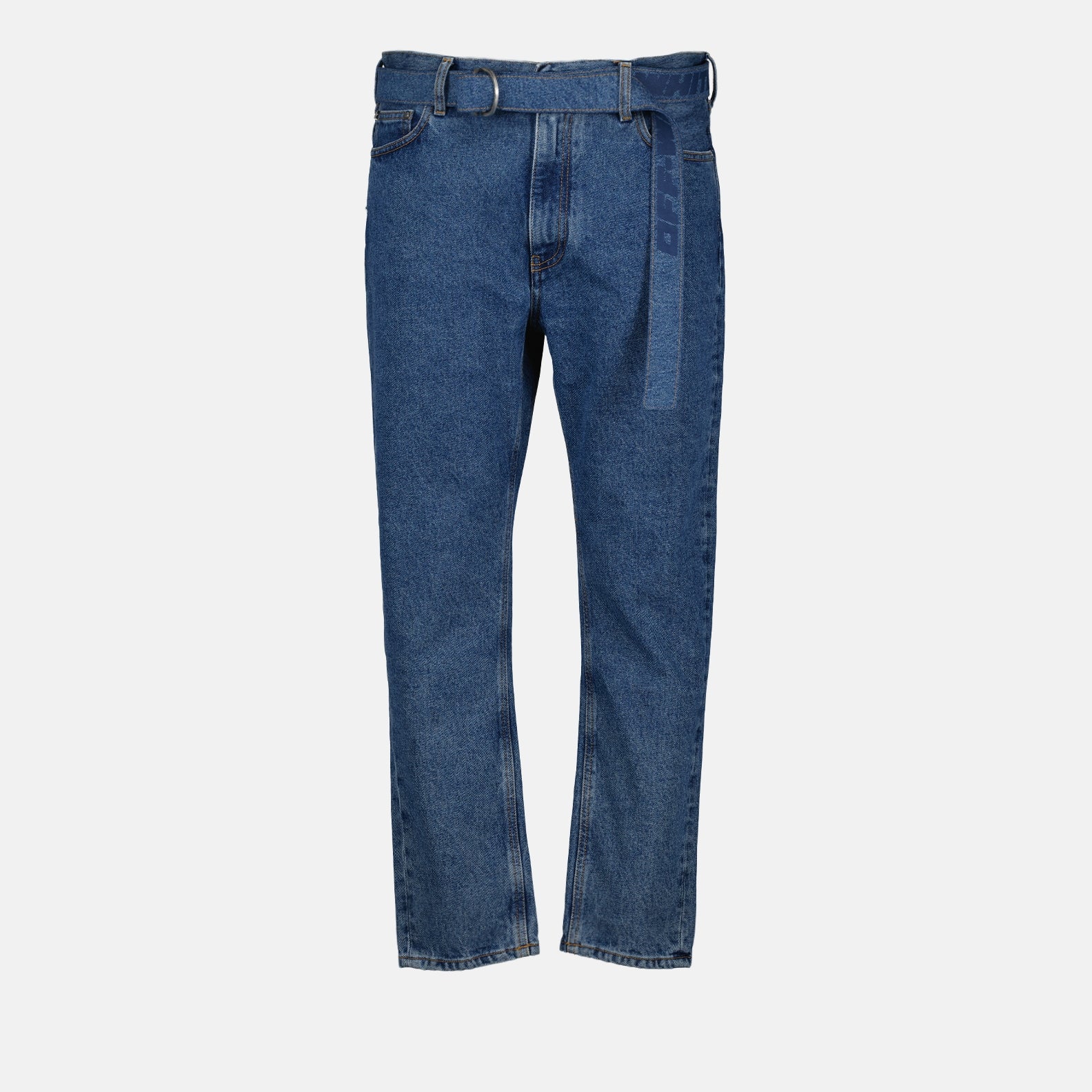 Pants Industrial jeans pants Off-White Blue Man