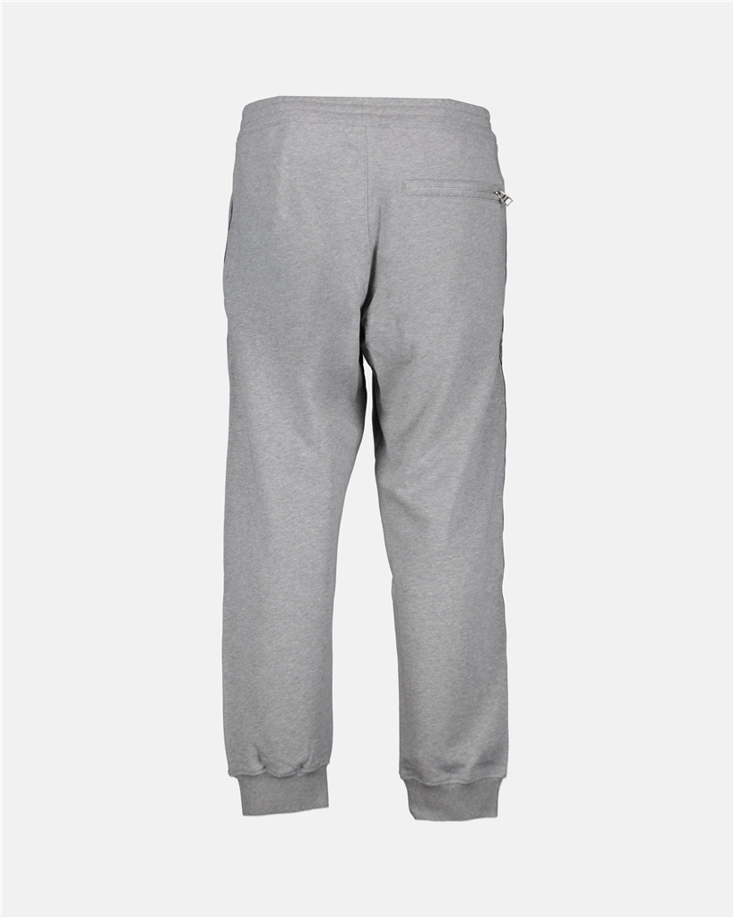 Pants Band logo jogging pants Alexander McQueen Gray Man