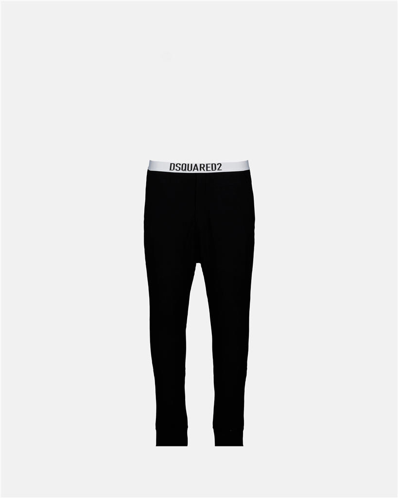 Pants Jogging Pants Dsquared2 Black Man