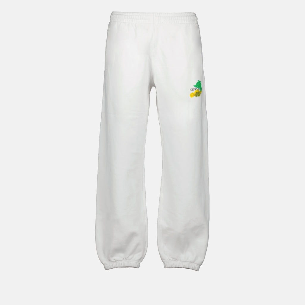 Pants Arrow Brush jogging pants Off-White White Man