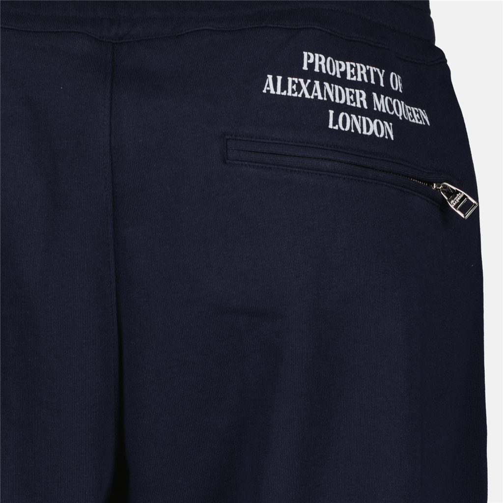 Pants Jogging Pants Alexander McQueen Blue Man
