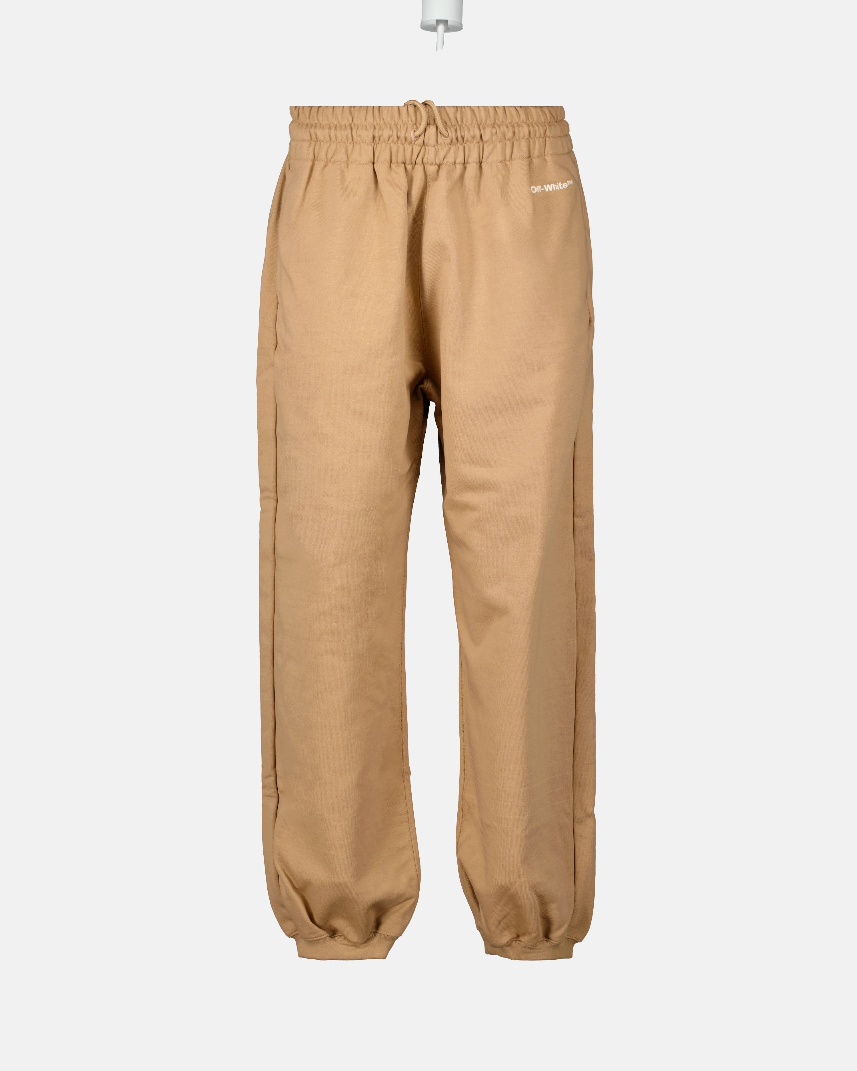 Pants Jogging pants Off-White Brown Women