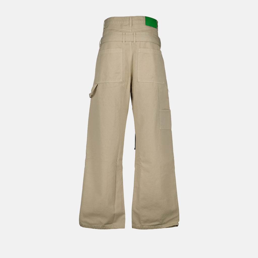 Hosen Pantalon large Off-White Beige Homme