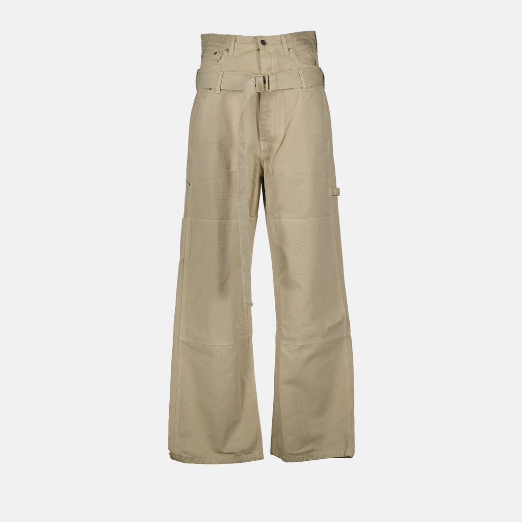Hosen Pantalon large Off-White Beige Homme