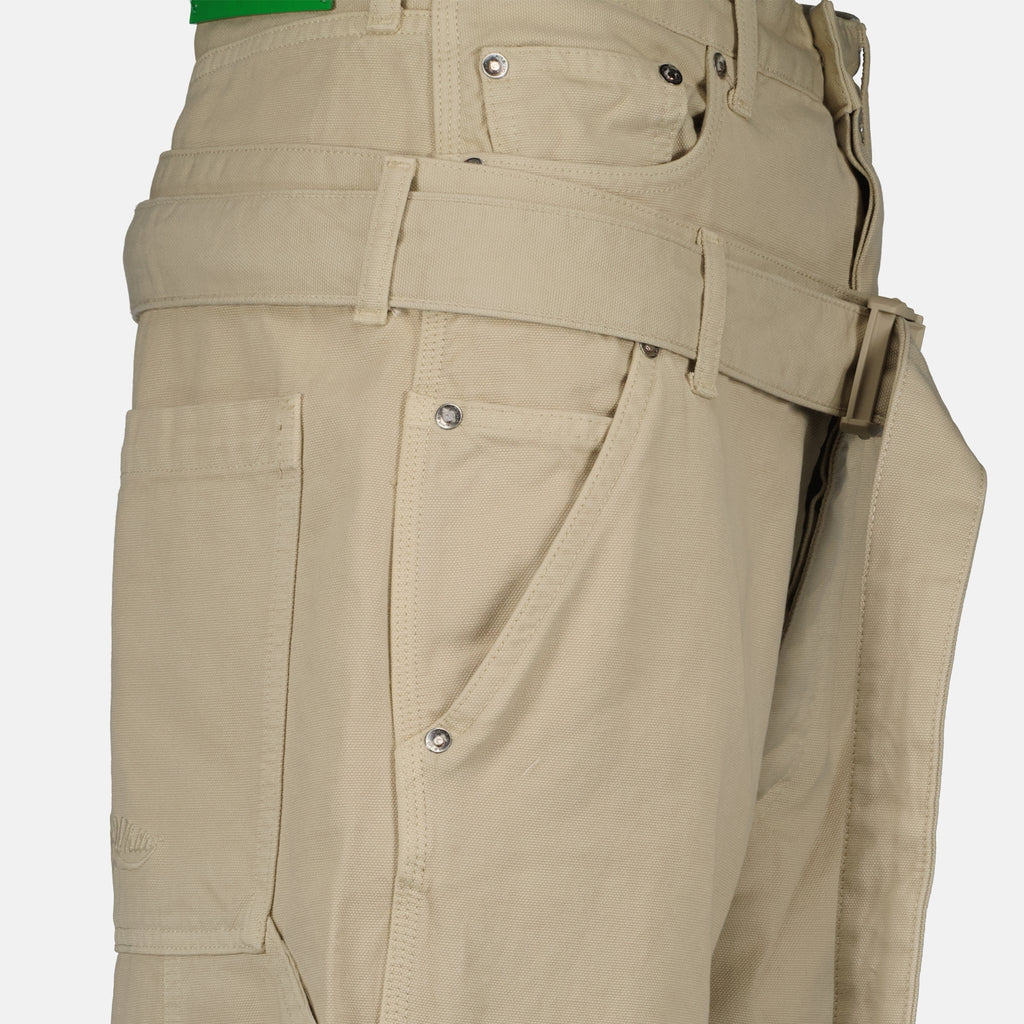 Hosen Pantalon large Off-White Beige Homme