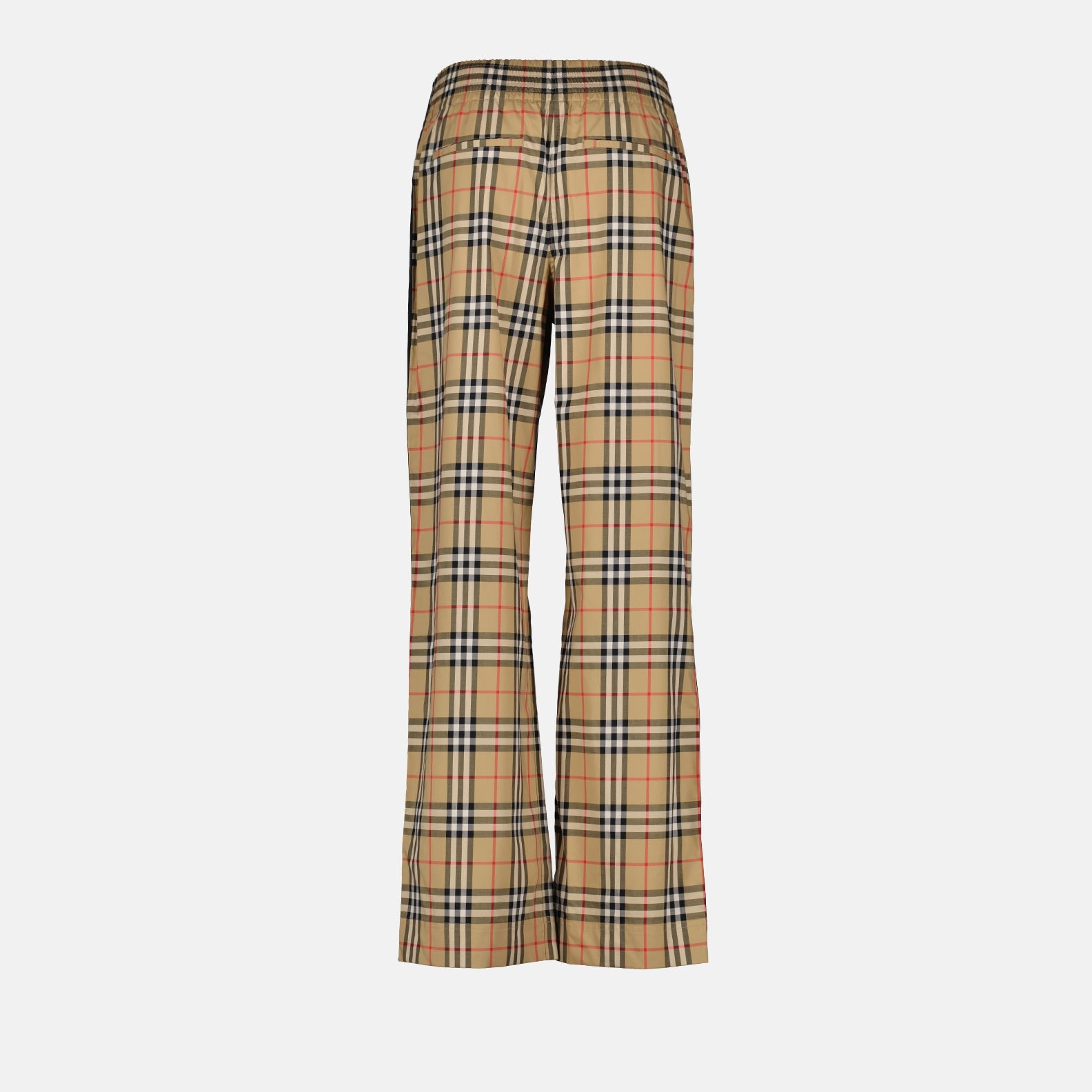 Pantalones Pantalon à carreaux Burberry Marrón Femme