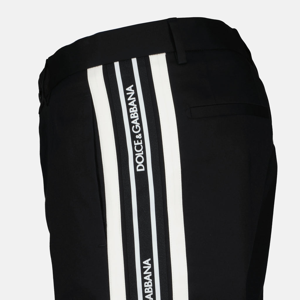 Pants Side stripe pants Dolce & Gabbana Black Man