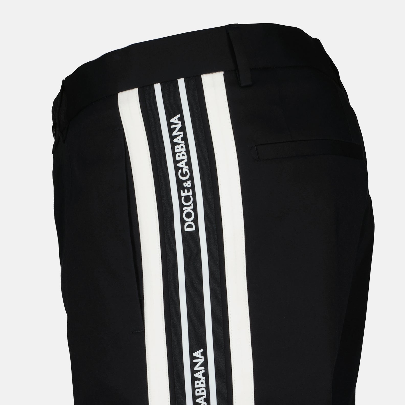 Pantalones Pantalon à bandes latérales Dolce & Gabbana Negro Homme