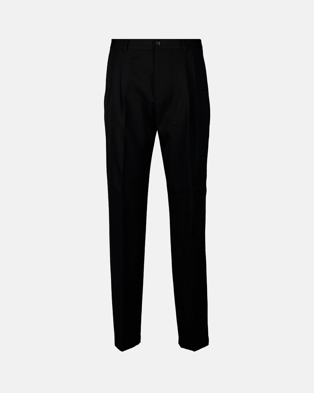 Pantalones Pantalon à pinces Burberry Negro Homme