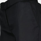 Pantalon noir à pinces