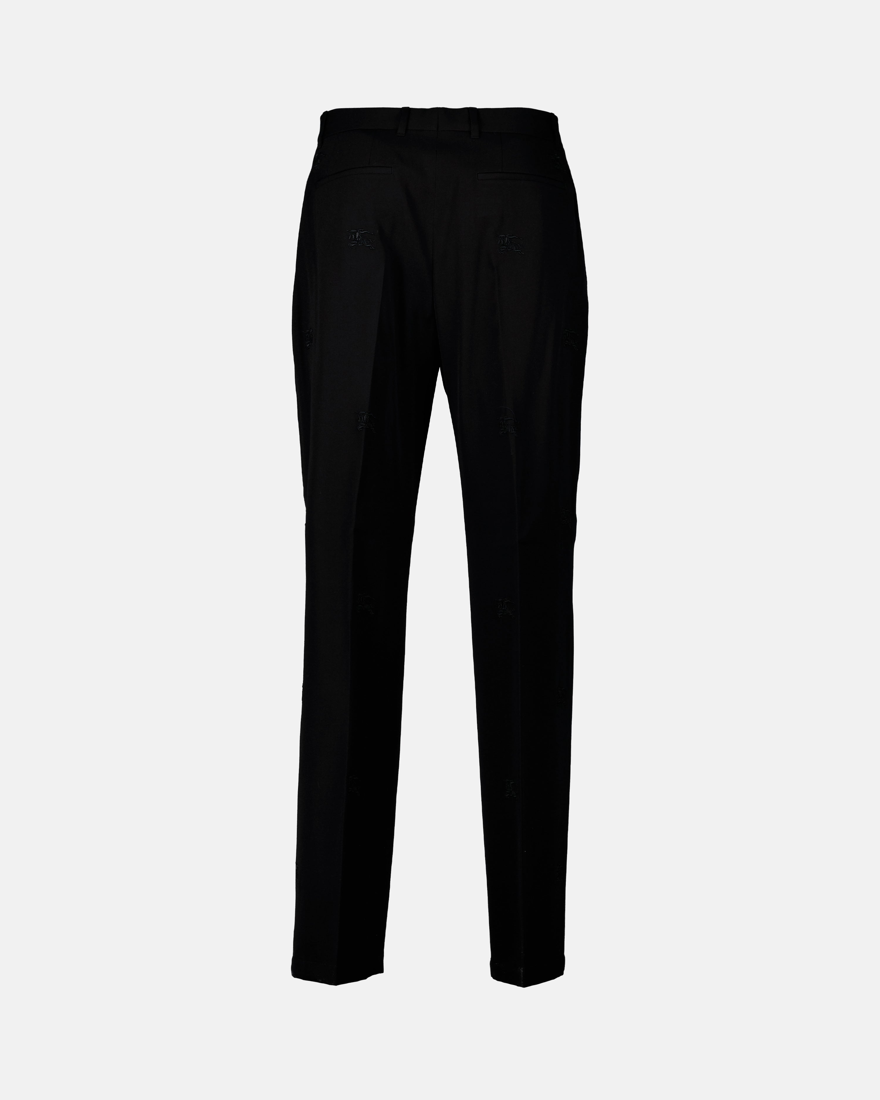 Pantalones Pantalon à pinces Burberry Negro Homme