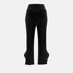 Pantalon noir à volants