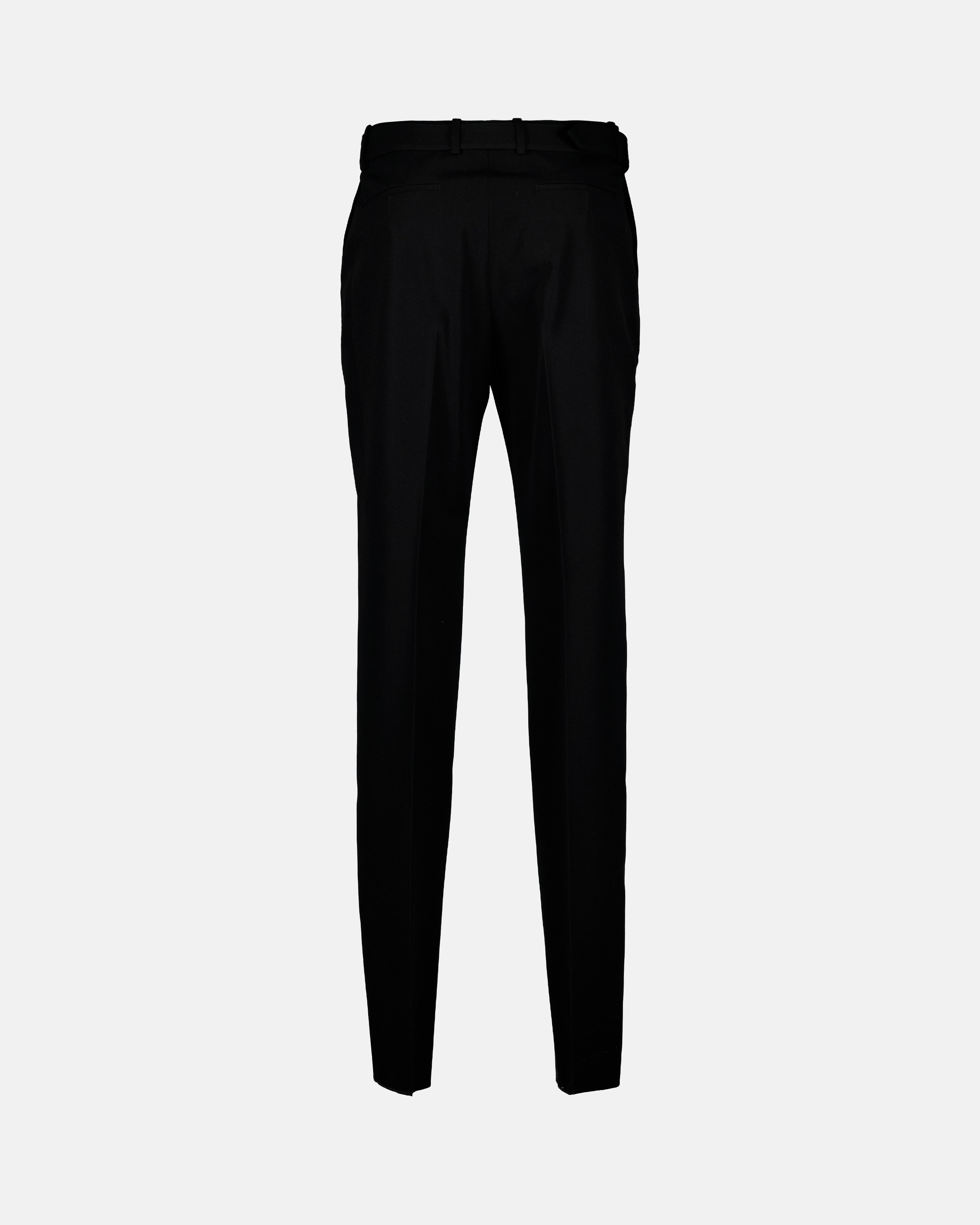 パンツ バックルパンツ Off-White 黒 男