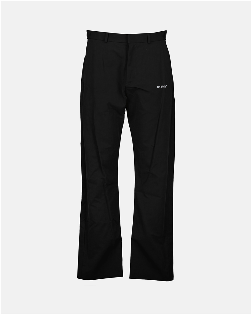 Pants Single Arrow Trousers Off-White Black Man