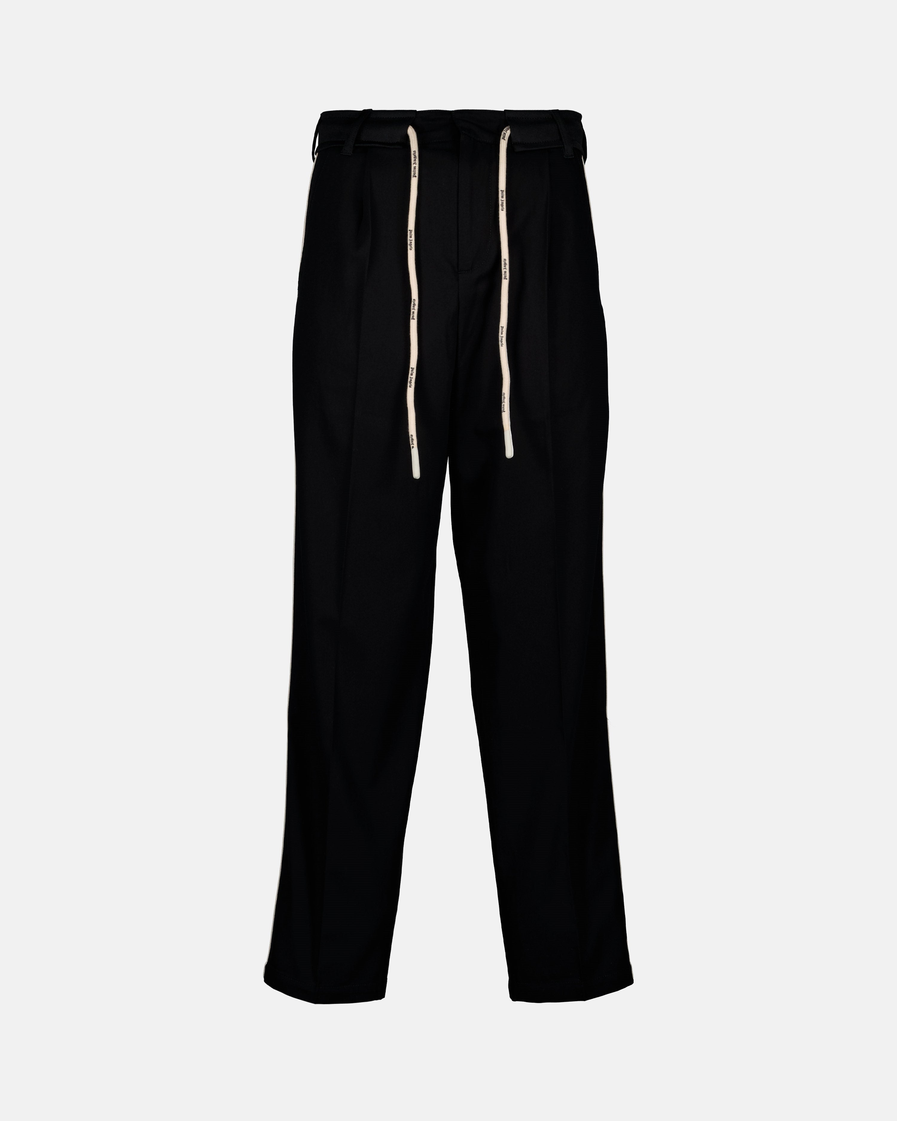 Pants Track Belt Pants Palm Angels Black Man