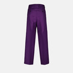 Pantalones Pantalones Plisados Ami PARIS Morado Unisex