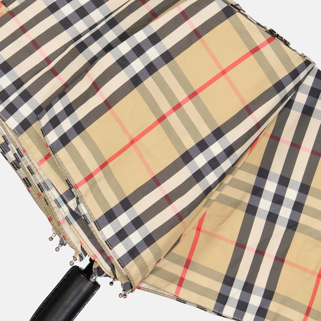 Lifestyle Checkered umbrella Burberry Beige Unisex